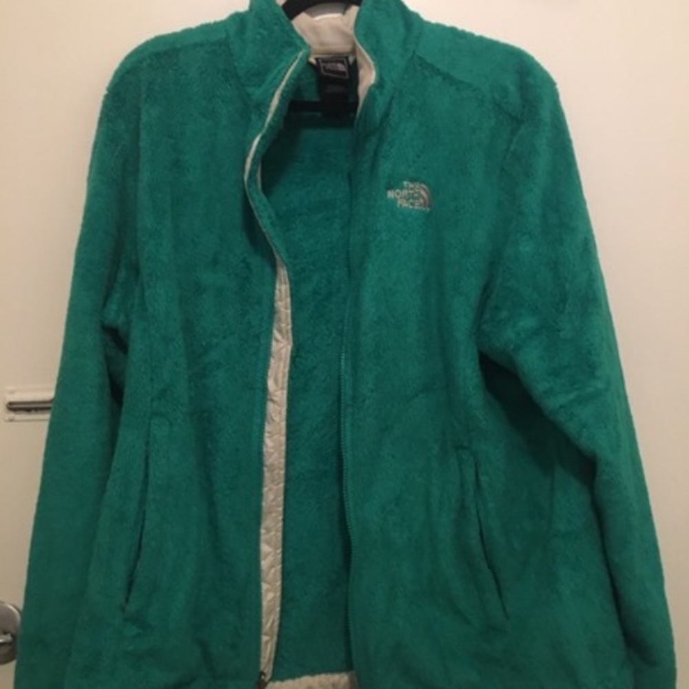 Fuzzy green northface
